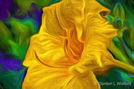 Yellow Orange Lily_P1150012-4art.jpg - Photographed at Smiths Falls, Ontario, Canada.